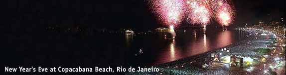 New Year's Eve at Copacabana Beach, Rio de Janeiro